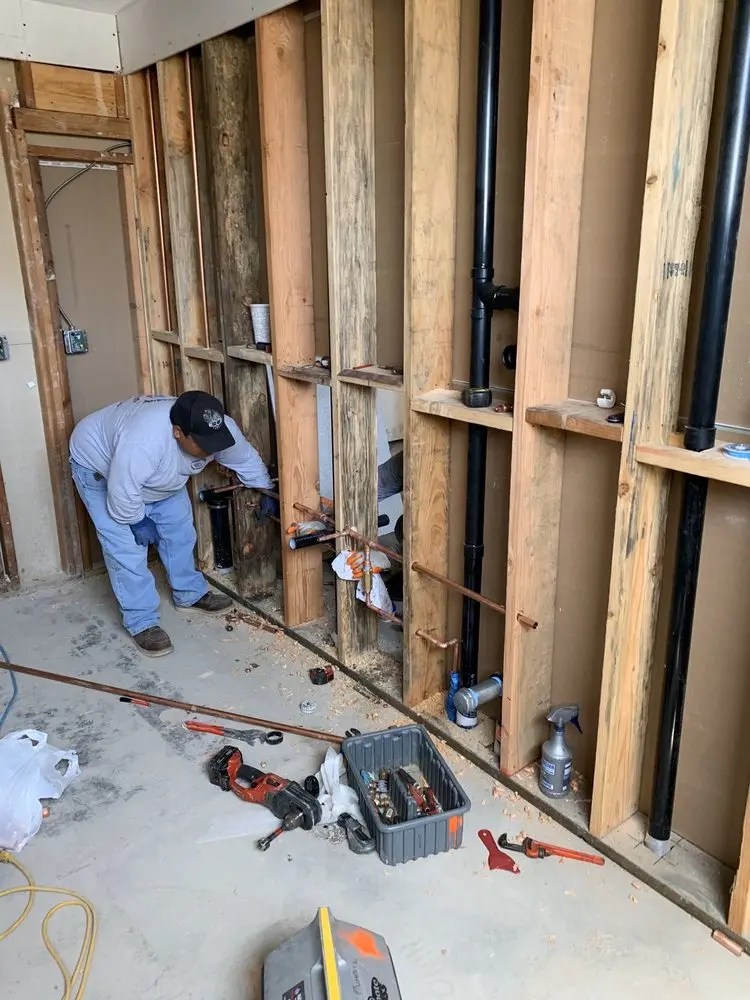 Commercial rough-in plumbing for Gas Line Repair in Fulton Mall